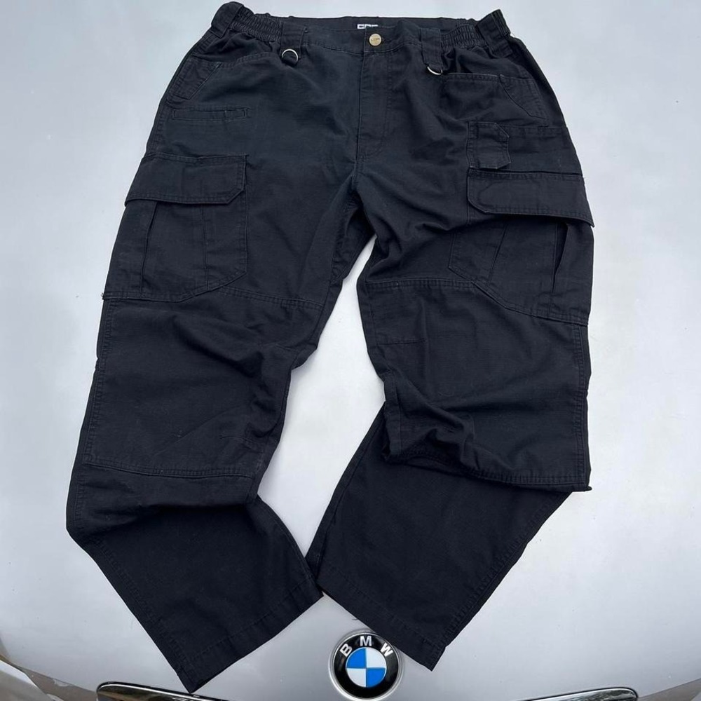 Black Military CQR Cargo Pants